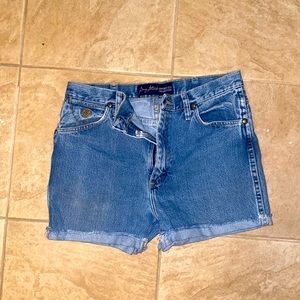 Upcycled wrangler shorts